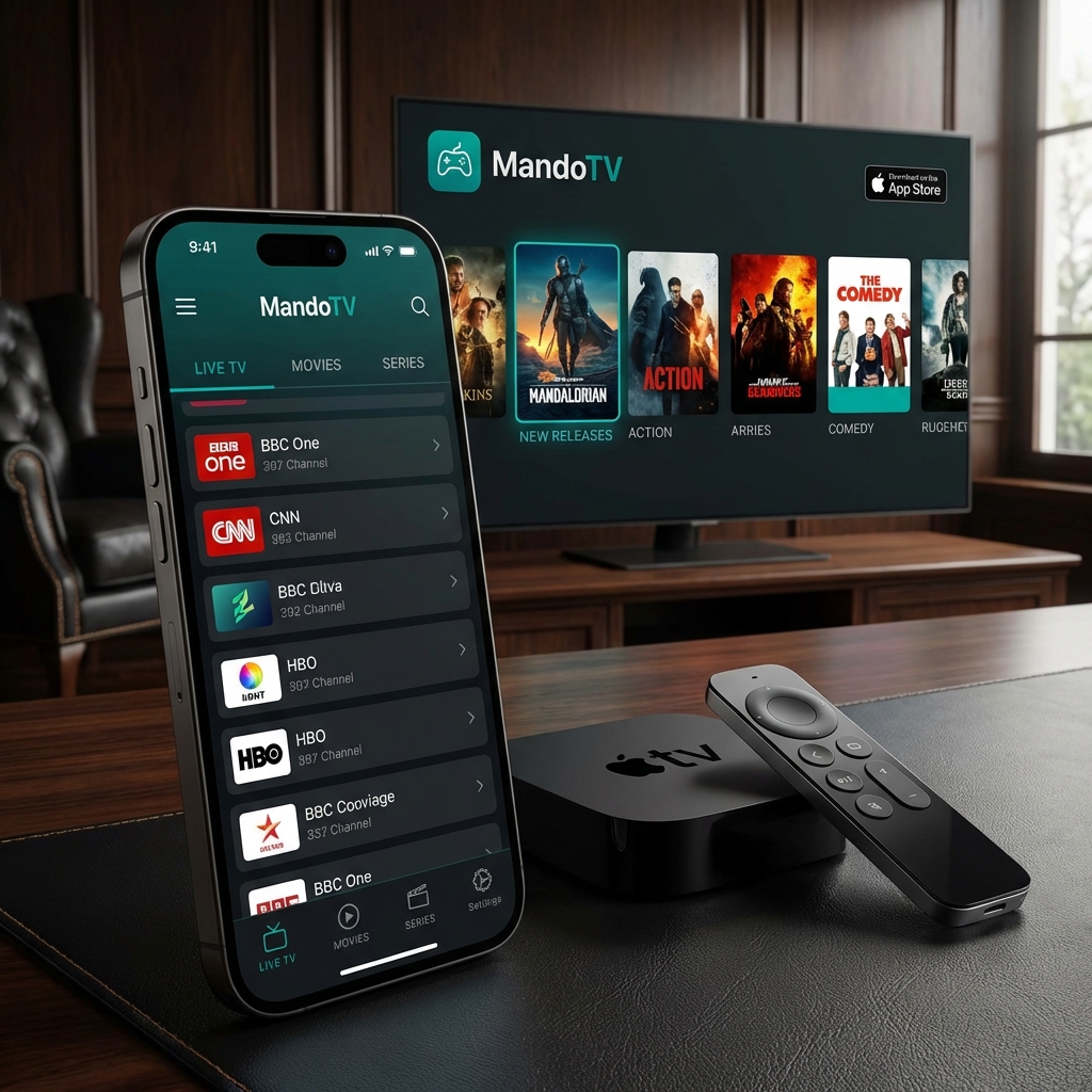 MandoTV IPTV en iPhone y Apple TV